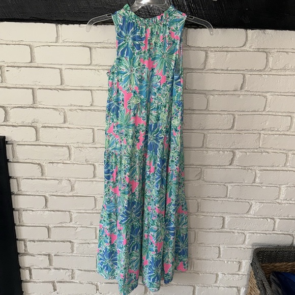 Lilly Pulitzer girls Mini Malone maxi dress size L(10-12) worn once. - Picture 3 of 6